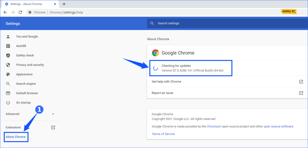 Chrome Update