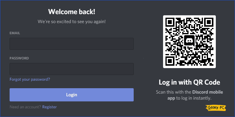 Discord Web Login