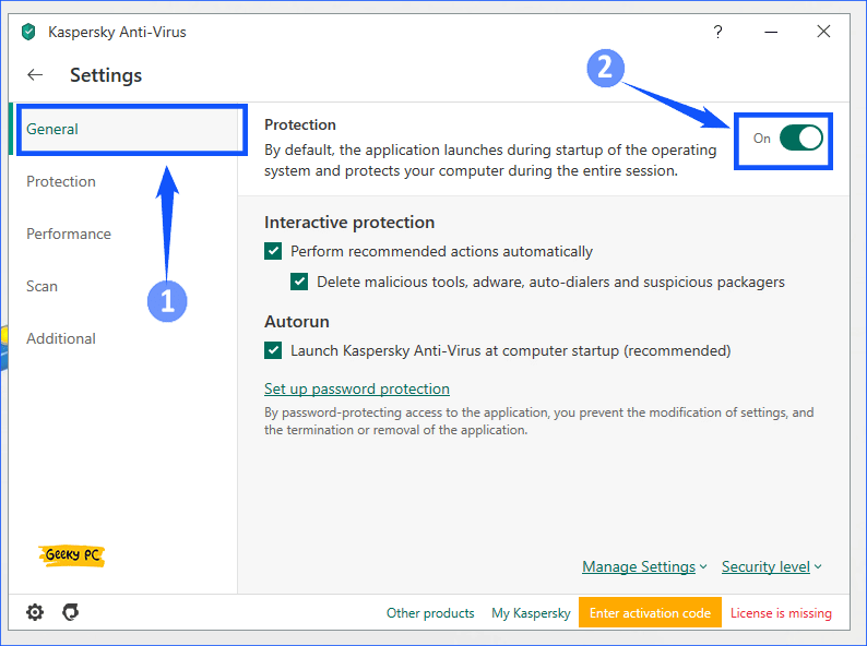 Kaspersky Disable