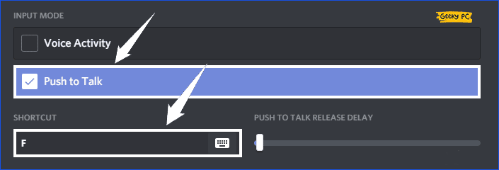 Push to Talk Keybind