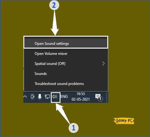 Sound Settings