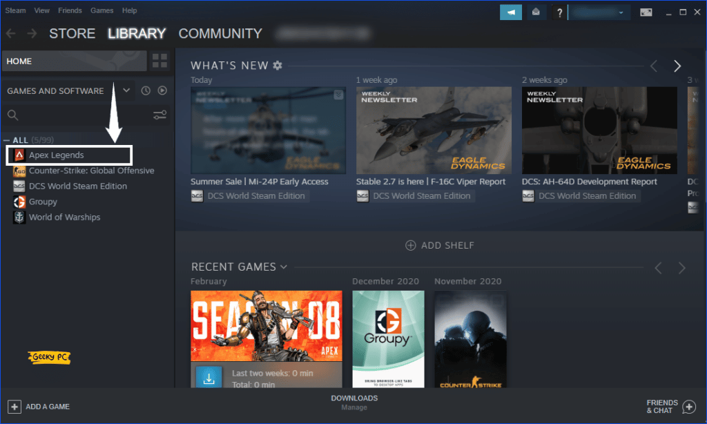 Steam Library