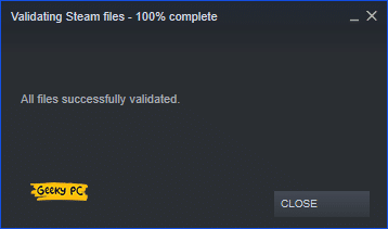 Validating Steam Files