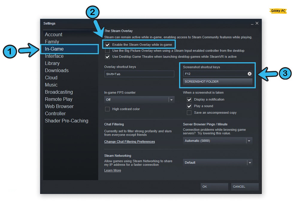 Enable the Steam Overlay while in-game