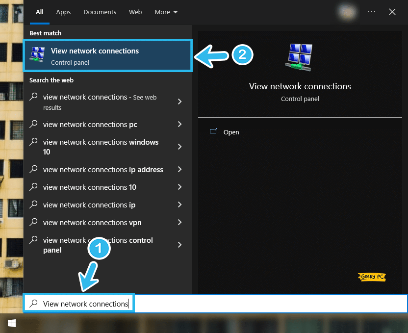 View network connections