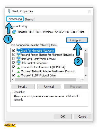 Wifi Networking Configure